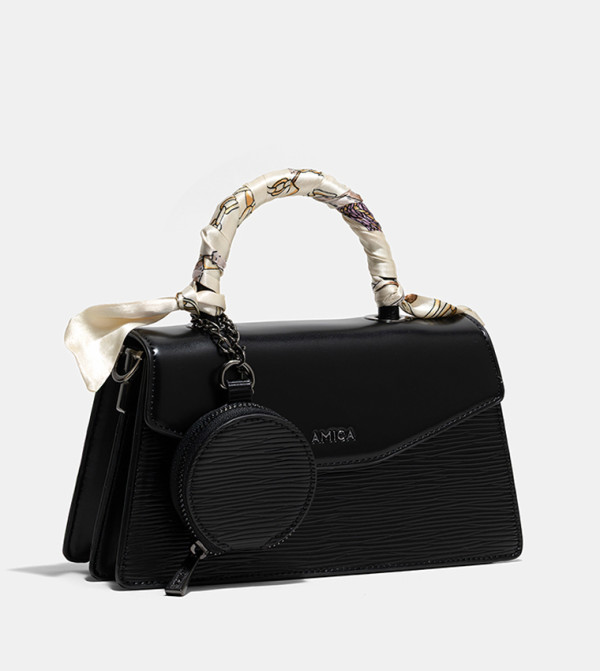 Amica Amica - BLACK Handheld Bags