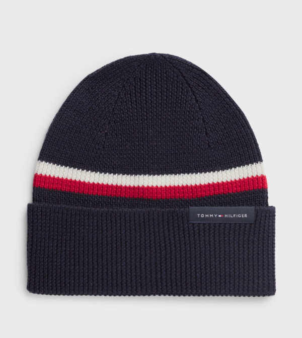 تومي هيلفيغر  قبعات بيني - كحلي Beanies