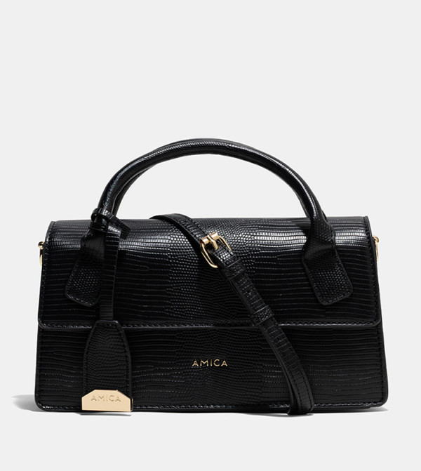 Amica  - BLACK Handheld Bags