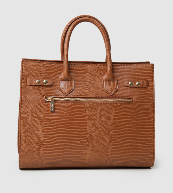 أميكا أميكا - حنطي Satchel Bag