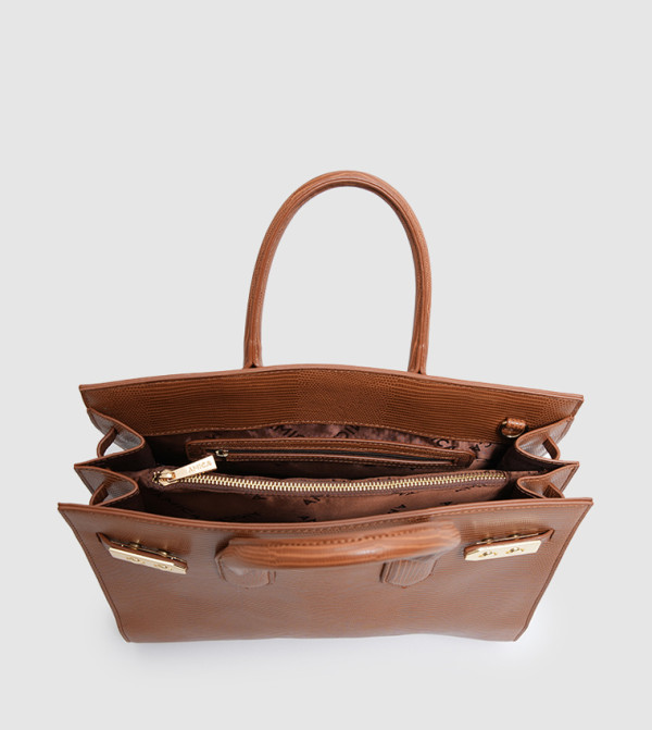 أميكا أميكا - حنطي Satchel Bag