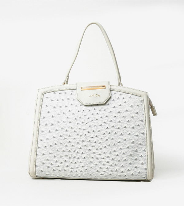 أميكا أميكا - أبيض Satchel Bag