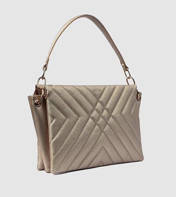 أميكا أميكا - ذهبي Shoulder Bag