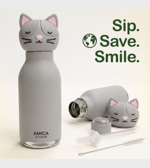 Amica Amica - Grey Water Bottles