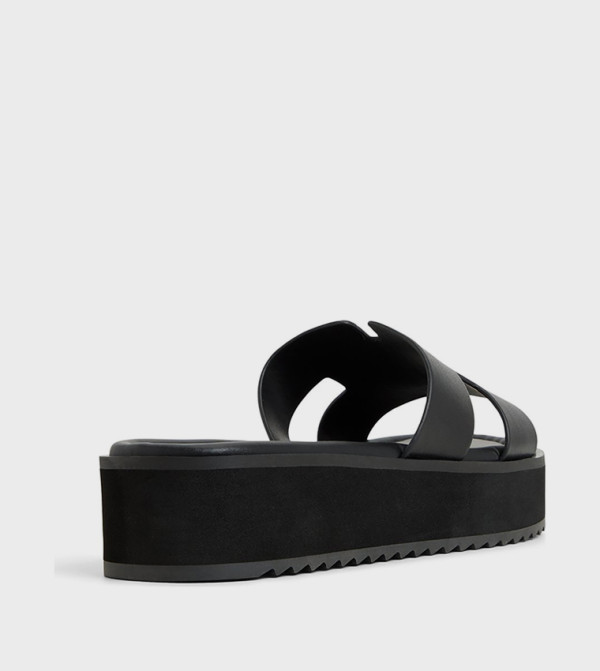 Aldo  Sandals - Black Platforms