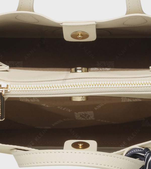Anne Klein  Satchel Bags - Cream Satchel Bags