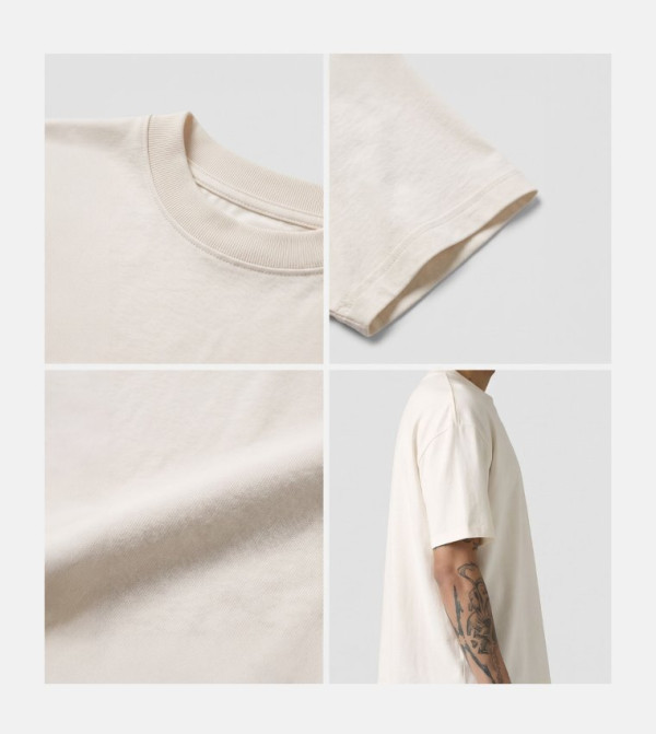 ليفايز iftar-ready - بيج Round Neck T-Shirts