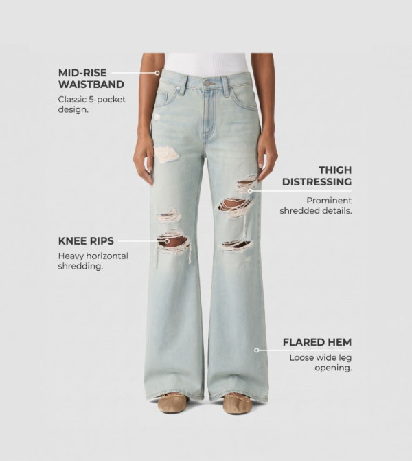 Levi's  Jeans - Indigo Wide Leg Jeans