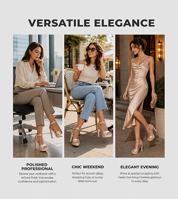 Dune London  Heels - Gold Heels