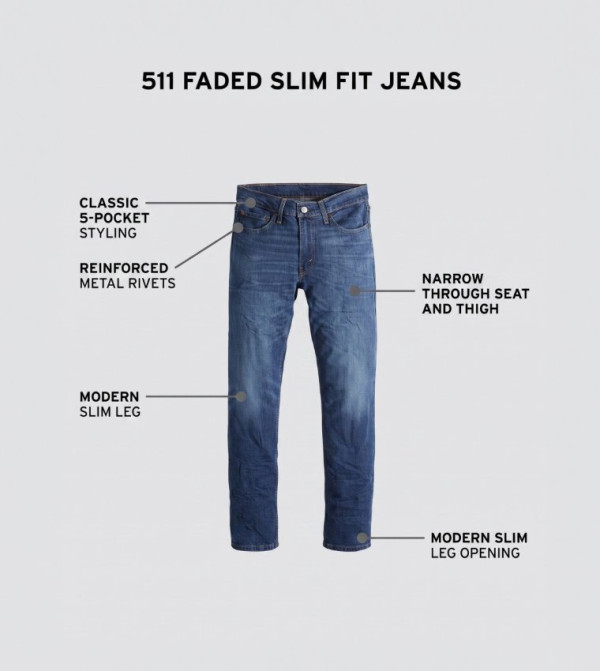 Levi's  Jeans - Indigo Slim Jeans