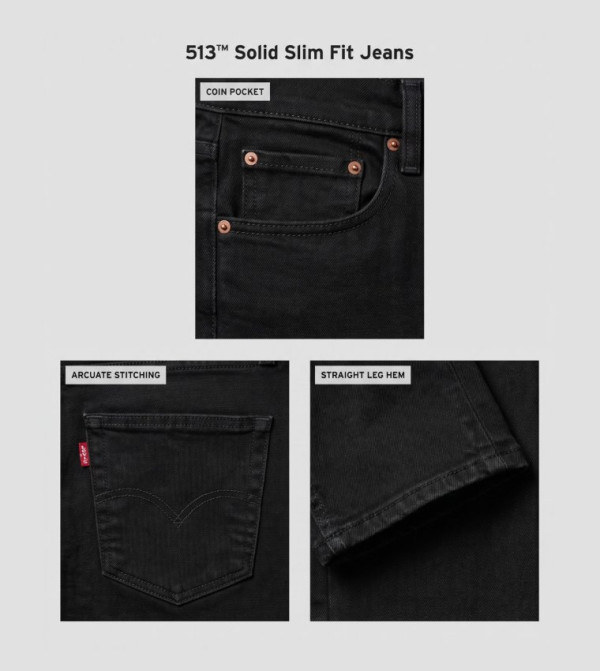 Levi's  Slim Jeans - Black Slim Jeans