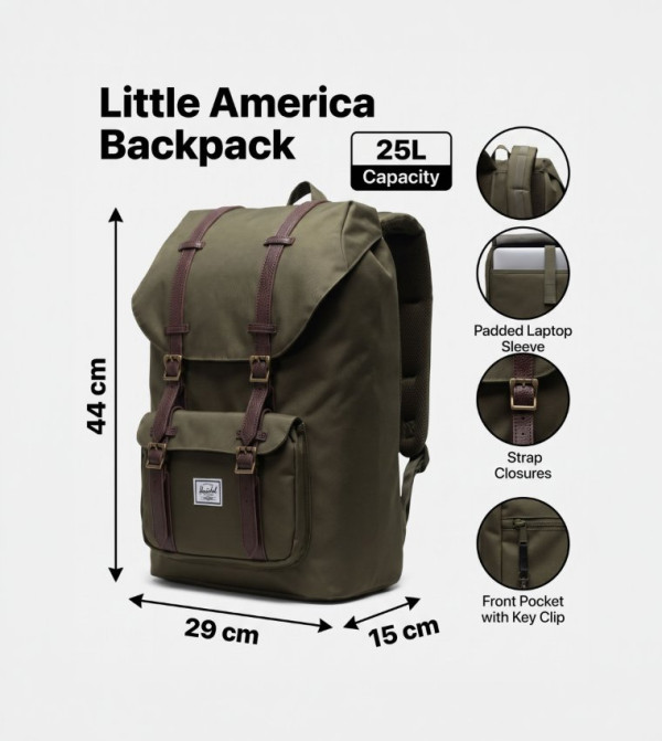 Herschel  Backpacks - Green Rucksacks