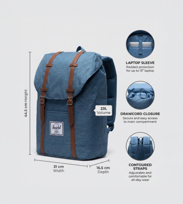 Herschel HERSCHEL - Blue Backpacks
