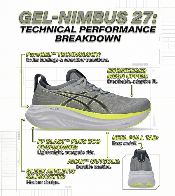 Asics Asics - Grey Running Shoes