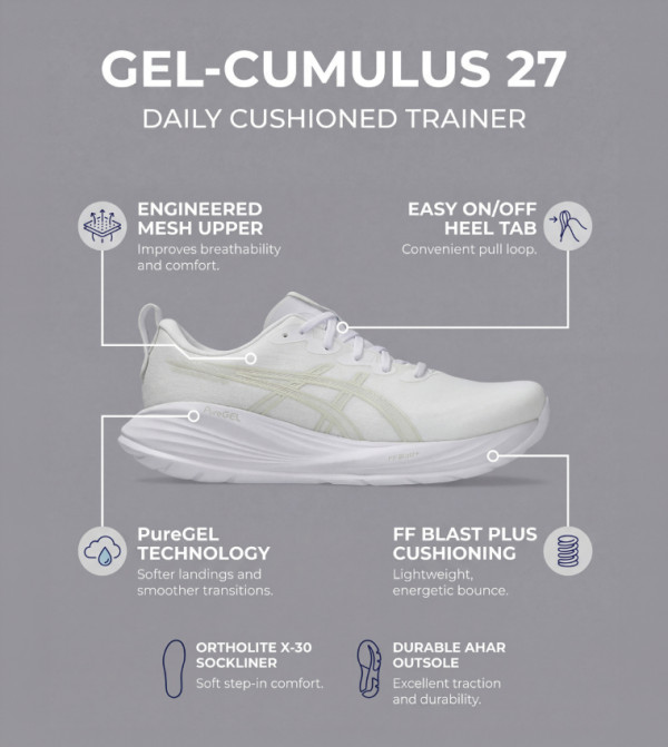 Asics Asics - White Running Shoes