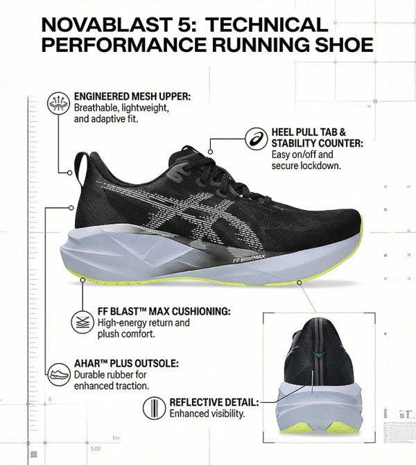 Asics Asics - Black Running Shoes