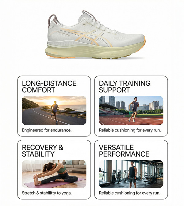 Asics Asics - White Running Shoes