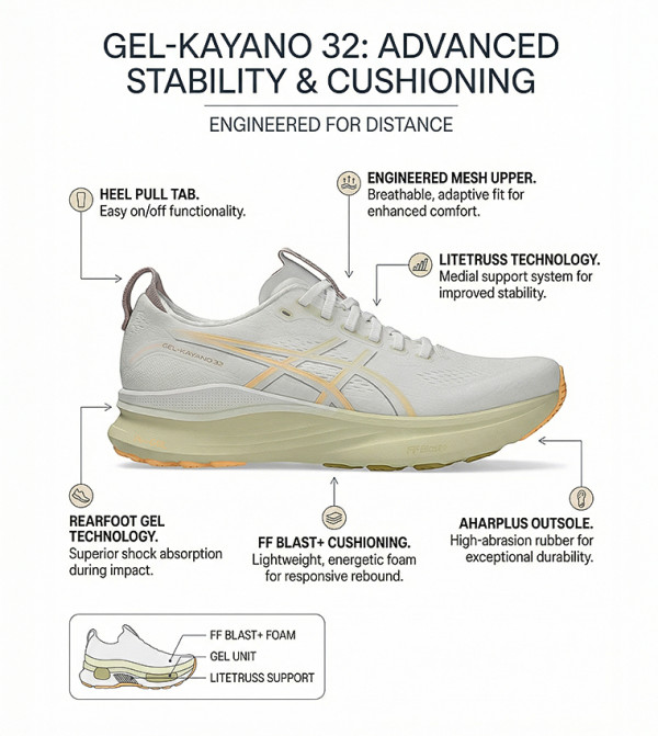 Asics Asics - White Running Shoes