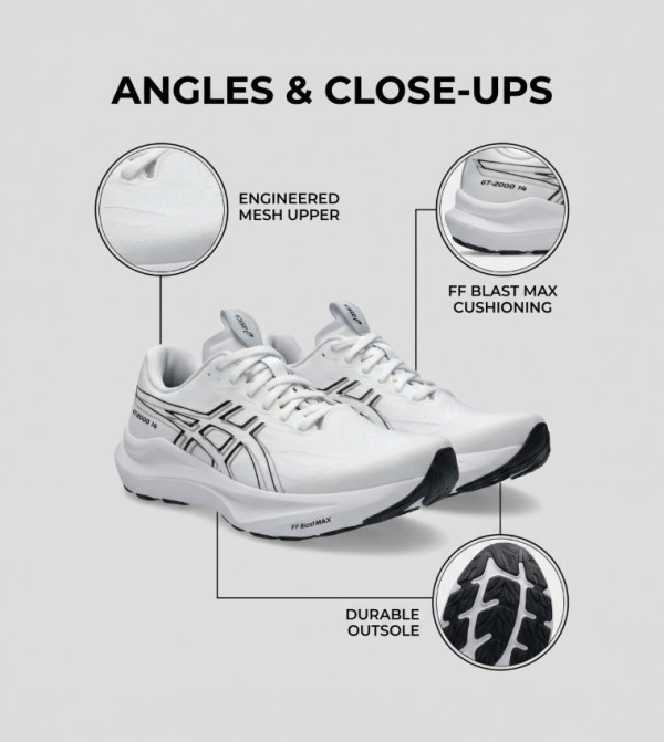 Asics Asics - White Running Shoes