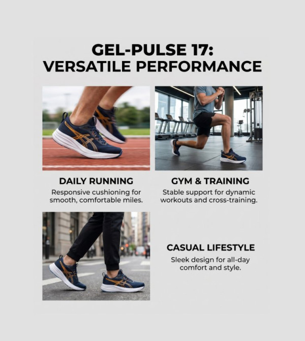 Asics Asics - Navy Running Shoes