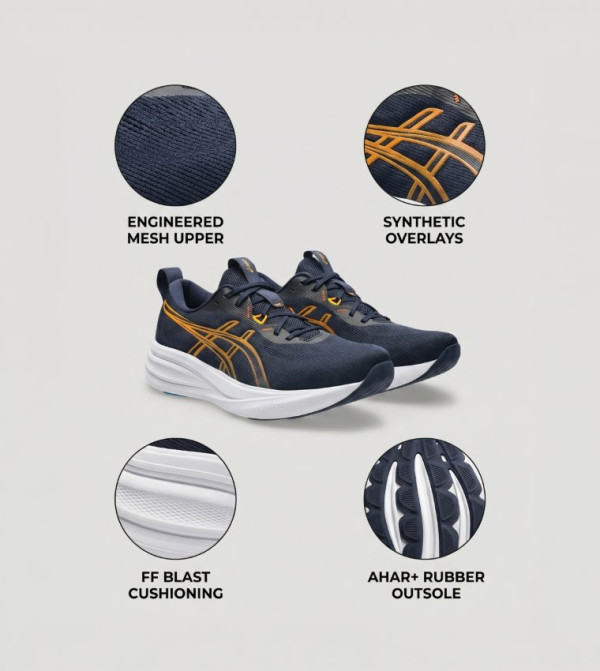 Asics Asics - Navy Running Shoes