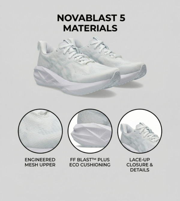 Asics - White Running Shoes