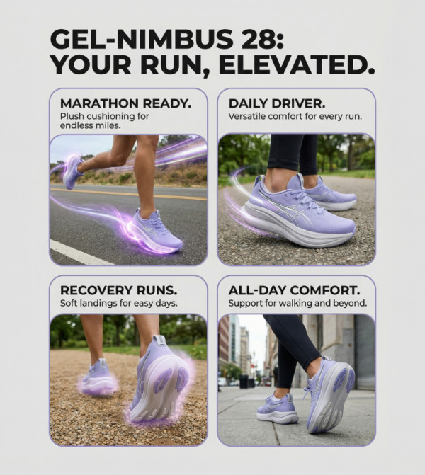 Asics  fifa - Purple Running Shoes