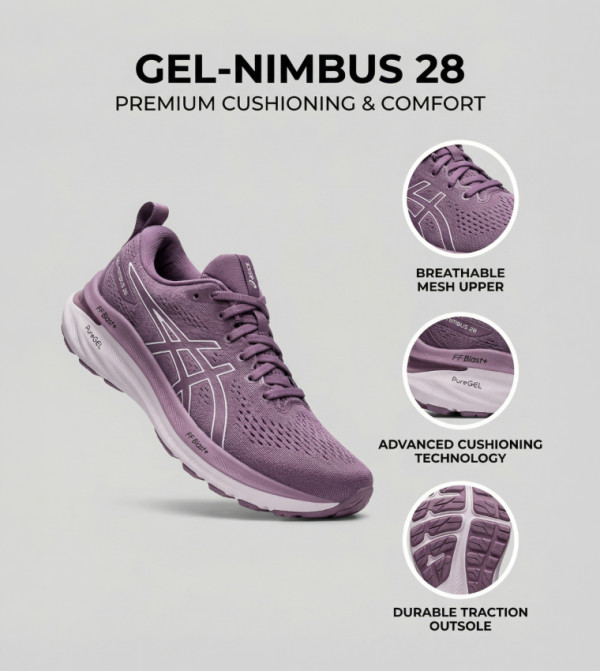 Asics  fifa - Purple Running Shoes