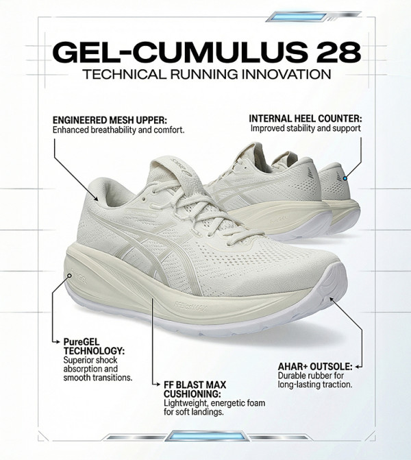 Asics Asics - Beige Running Shoes