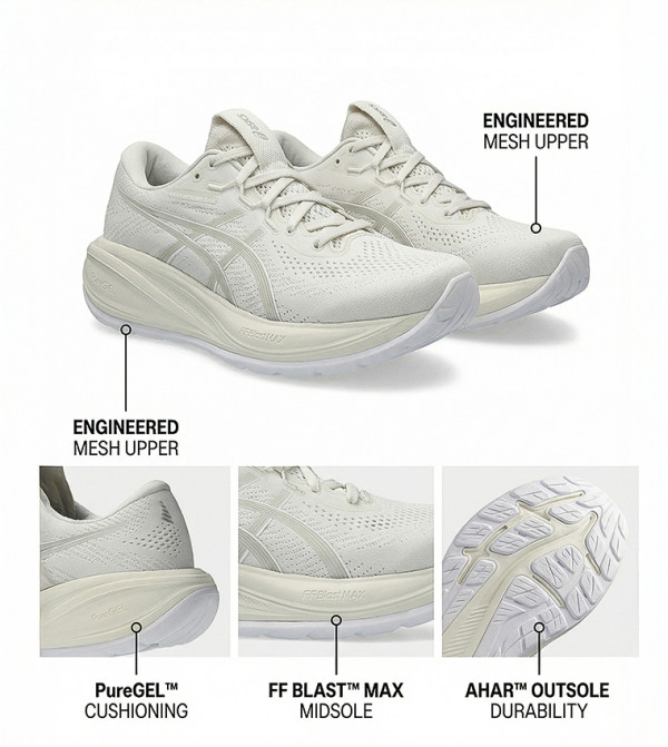 Asics Asics - Beige Running Shoes