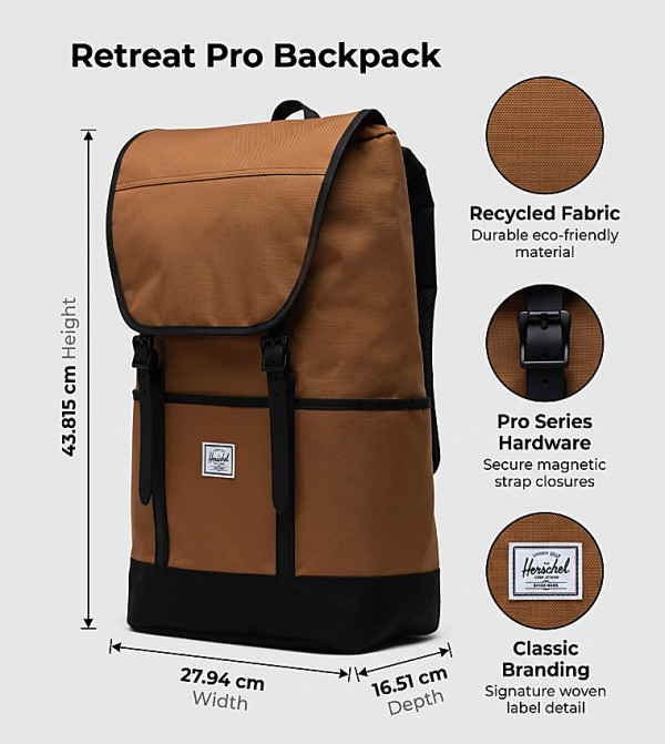 هيرشل  summer-workwear-m - بني  Backpack