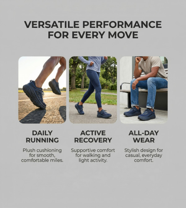 هوكا هوكا - كحلي أحذية الجري