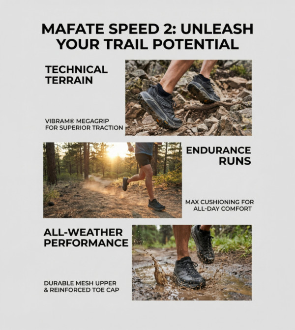 Hoka Shoes - Black Running Shoes