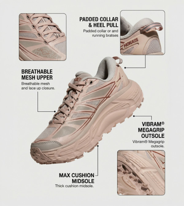 Hoka  Shoes - Peach Running Shoes