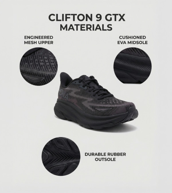 Hoka  Shoes - Black Running Shoes