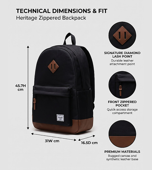 Herschel  Backpacks - Black Backpacks
