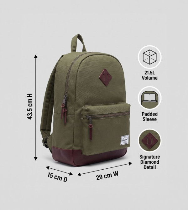 Herschel  Backpacks - Green Backpacks