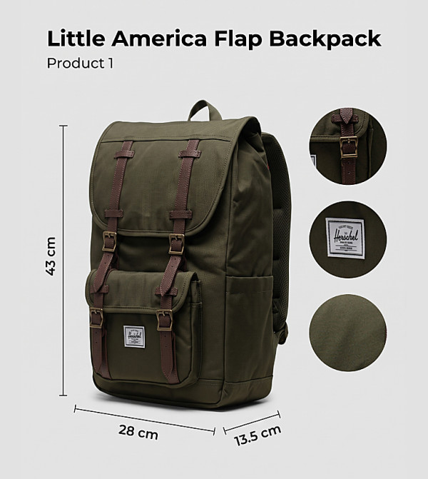 Herschel  Backpacks - Green Backpacks