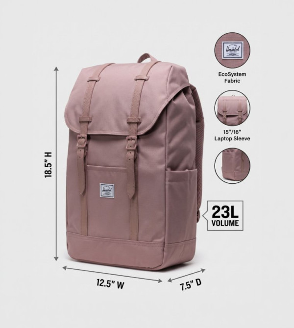 Herschel HERSCHEL - Pink Backpacks