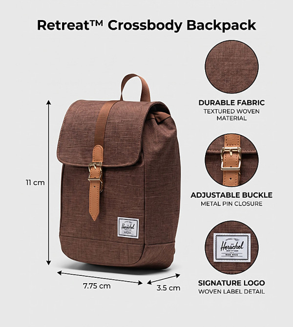 هيرشل  utility-workwear - بني  Cross Body Bags