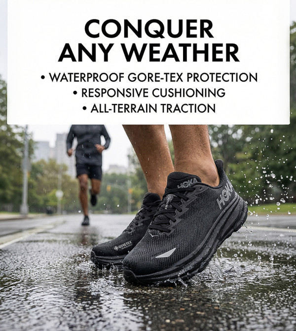 Hoka Sportswear - Black Running Shoes