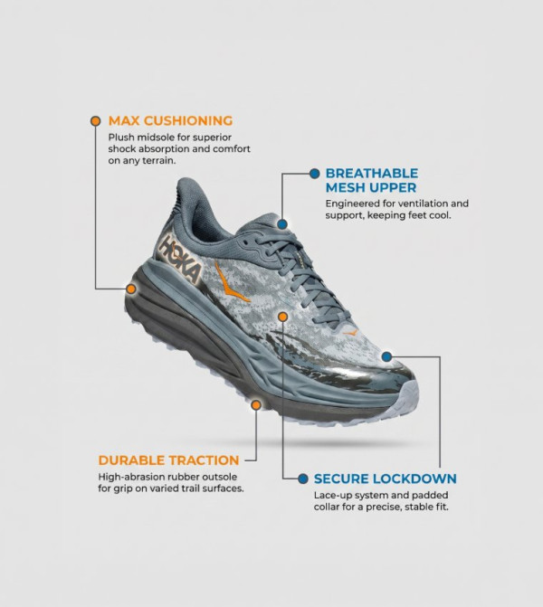 Hoka - Blue Running Shoes