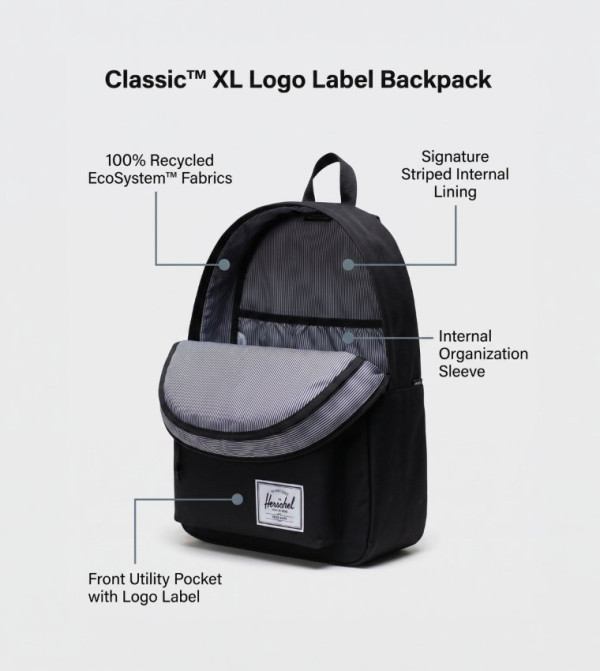 Herschel HERSCHEL - Black Backpacks