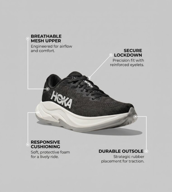 Hoka  Shoes - BLACK Running Shoes