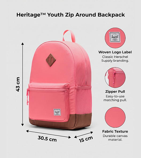 Herschel  School Bags - Pink Backpacks