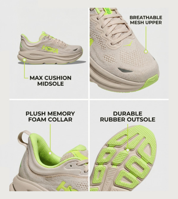 Hoka Hoka - Taupe Running Shoes