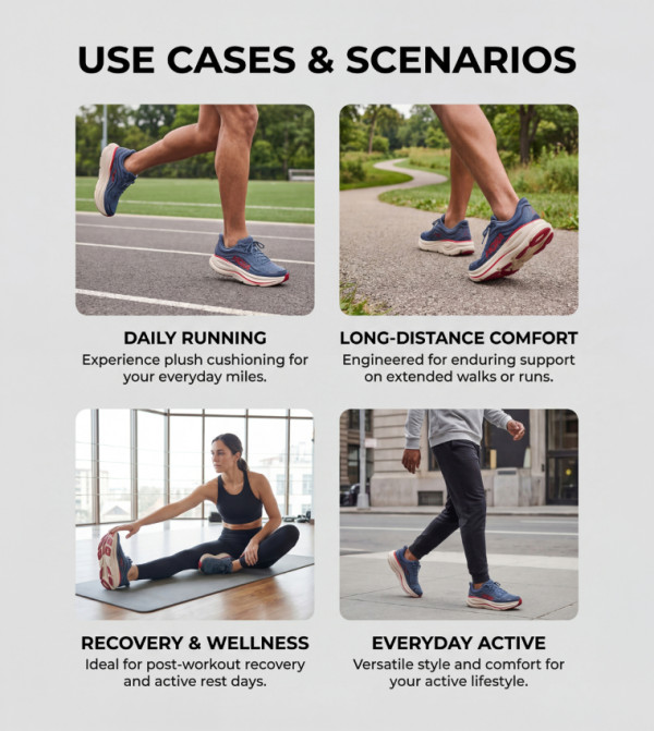 هوكا هوكا - كحلي أحذية الجري