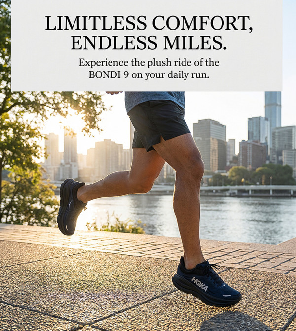 هوكا هوكا - كحلي أحذية الجري