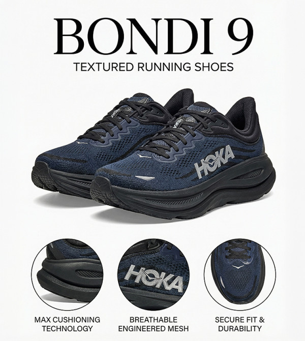 هوكا هوكا - كحلي أحذية الجري