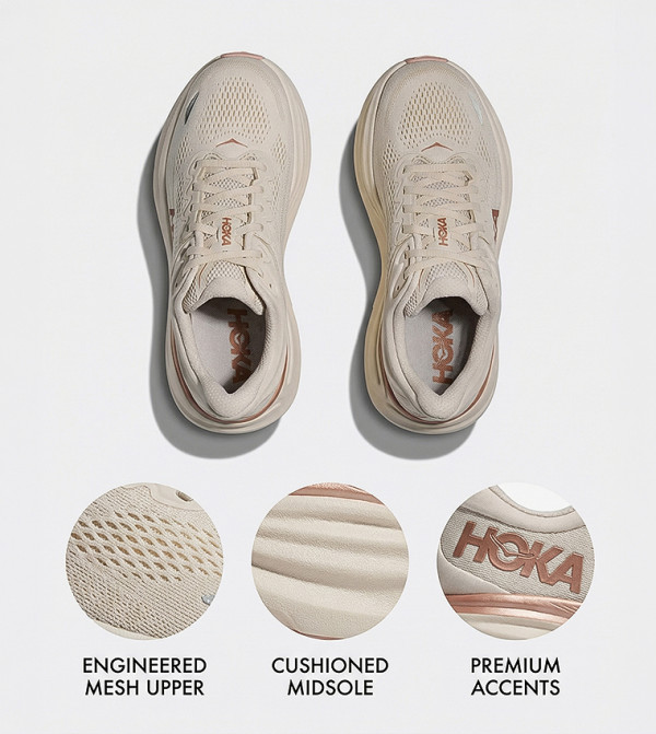 Hoka  Sports Shoes - Beige Running Shoes